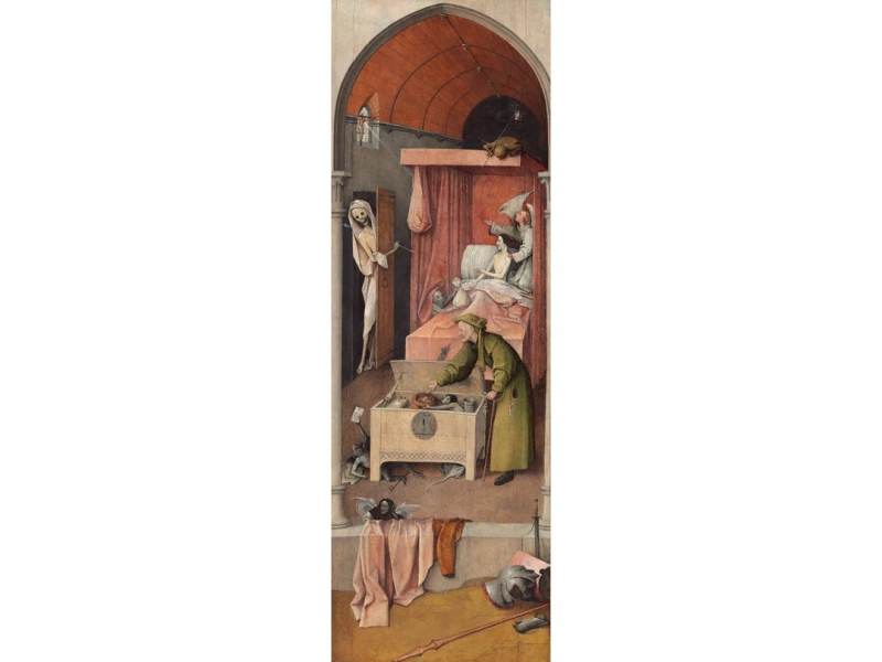 Hieronymus Bosch : Death and the Miser c. 1485-1490 Giclee Fine Art Print - Etsy