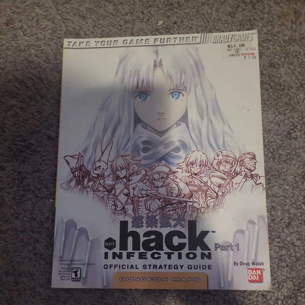 Dot Hack .Hack Infection Part 1 PlayStation 2 PS2 Official Strategy Guide
