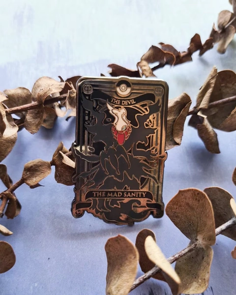 Darkrai - Tarot Card the Devil, Enamel Pin