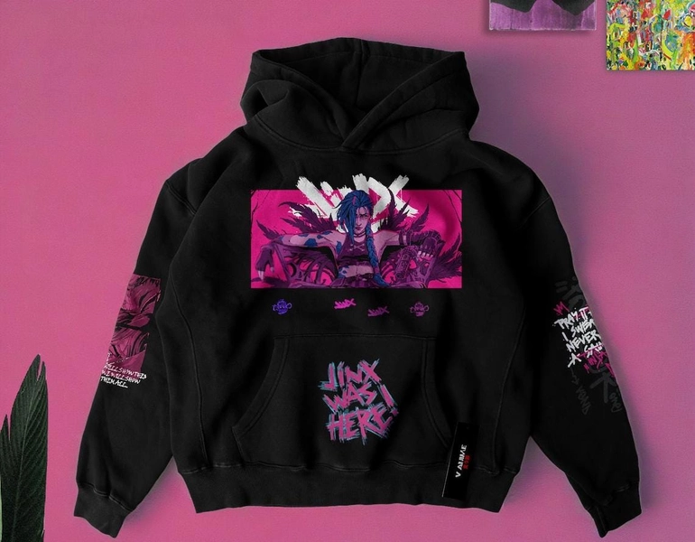 Unisex Oversize Arcane Jinx Hoodie  Best Gift