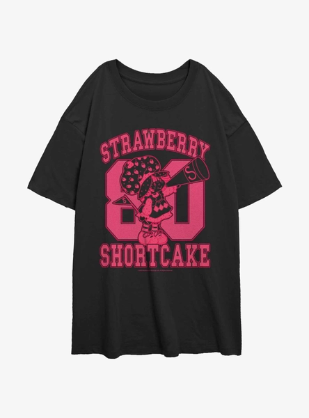 Strawberry Shortcake 80 Collegiate Girls Oversized T-Shirt - M