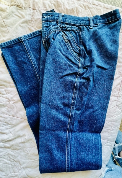 Vintage Rocky Mountain Jeans  27/5  Bareback Rodeo Blue Jeans