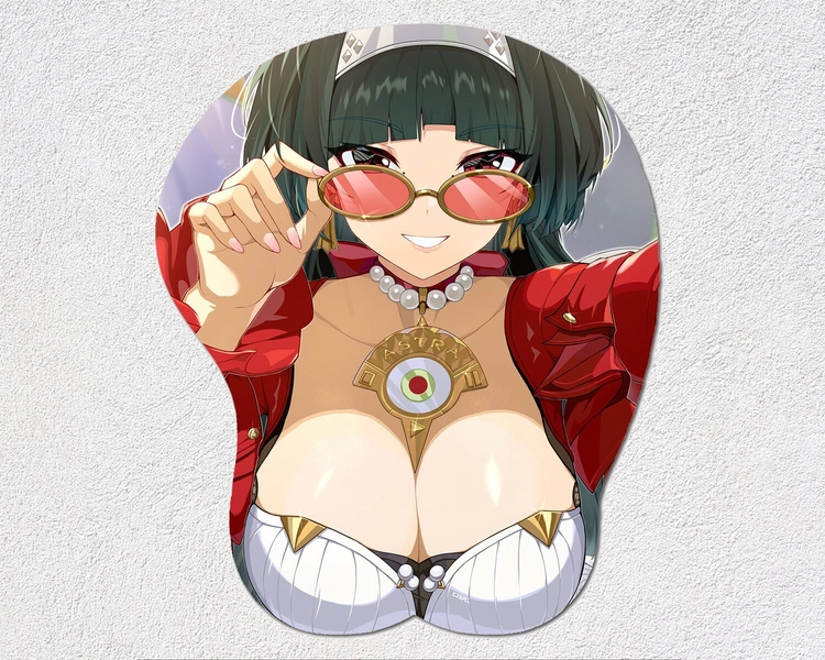 Zenless Zone Zero ZZZ Astra Yao 3D Oppai Boob Mouse Pad Wrist Rest Mousepad