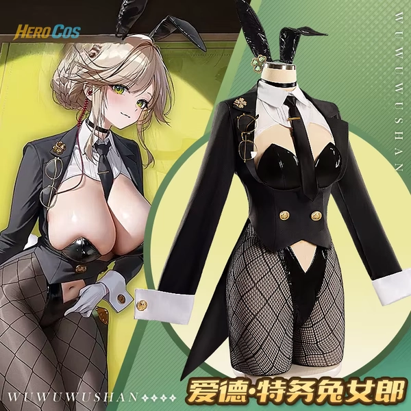 Ade Cosplay Anime NIKKE:The Goddess of Victory Costume  Bunny Girl Uniform Halloween Party Bodysuit HERO Cos - AliExpress 