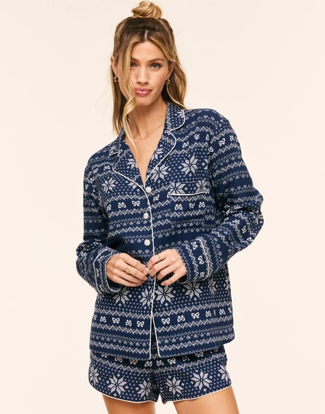 Cecelia Novelty Blue PJ Set, XS-XL | Adore Me