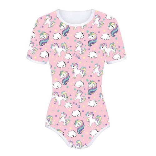 Unicorn Onesie - Pink / L