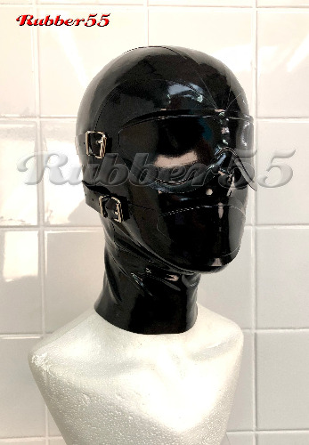 55 Bondage Latex Hood