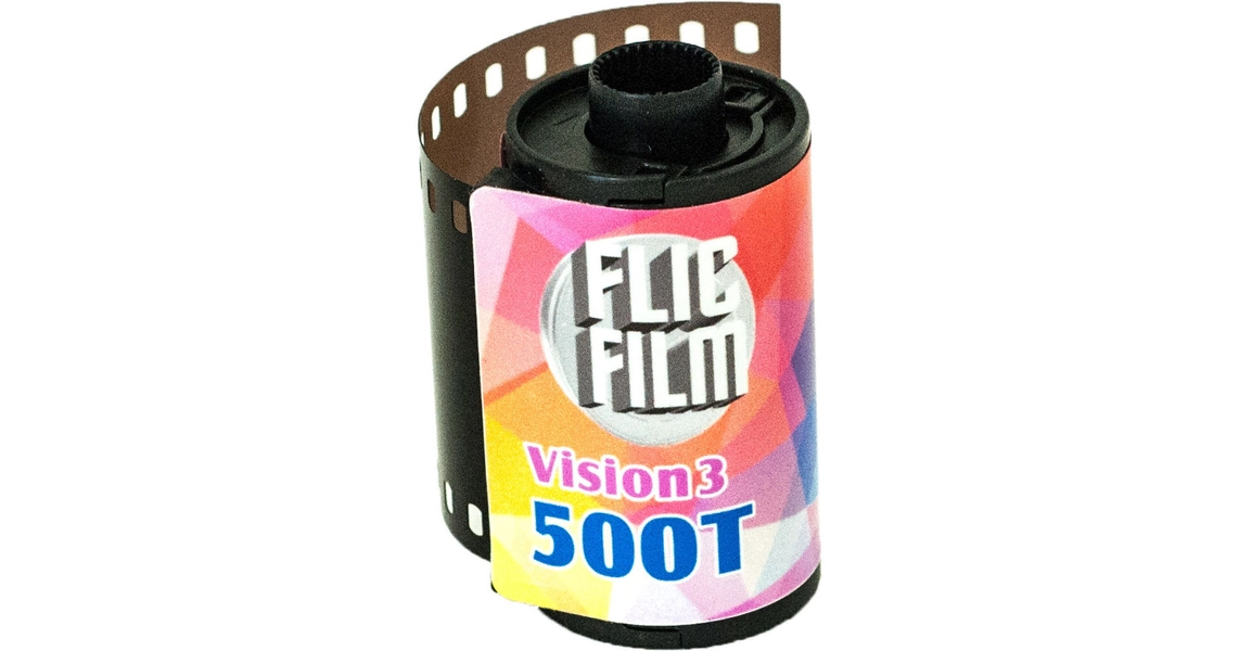 Flic Film Vision3 500T Cine Film (35mm Roll Film, 36 Exposures)
