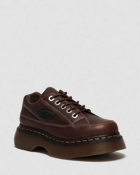 DR MARTENS Buzz 5-Eye Grizzly Leather Shoes