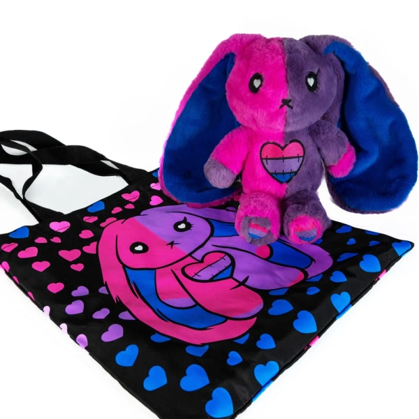Plushie Dreadfuls - Bi Bunny - Plush Stuffed Animal