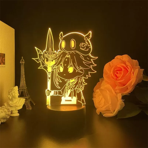 Cute Xiao Lamp Genshin Impact Xiao LED Night Light