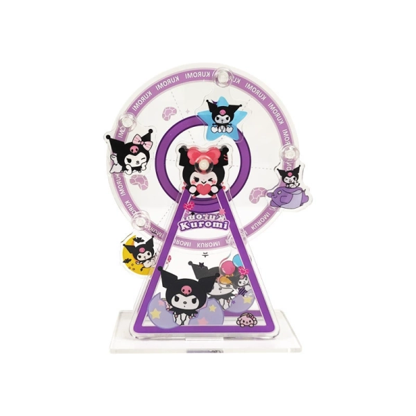 Kawaii Kuromi Ferris Wheel Acrylic Stand Kuromi Desk Decor