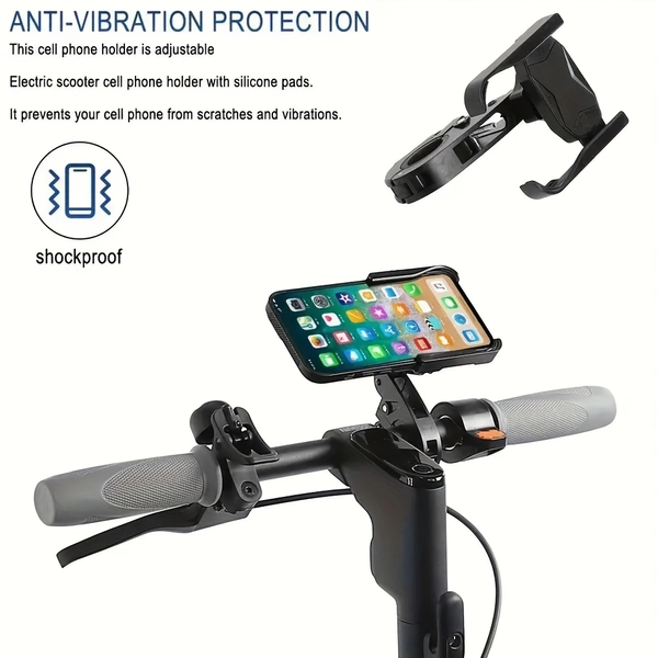   universal scooter phone mount 360° rotatable fits - Temu Romania