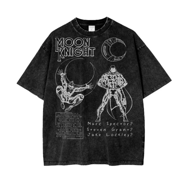 Moonknight Oversize T-shirt, Comic T-shirt - Etsy Czech Republic