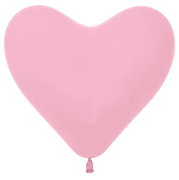 12" Fashion Pink Heart (50pcs) Sempertex Balloons