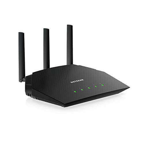 NETGEAR 4-Stream WiFi 6 Router (R6700AXS) – with 1-Year Armor Cybersecurity Subscription - AX1800 Wireless Speed (Up to 1.8 Gbps) | Coverage up to 1,500 sq. ft., 20+ devices, AX WiFi 6 w/ 1yr Security - AX WiFi 6 w/ 1yr Security