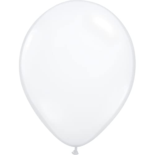 Qualatex 11" Diamond Clear Latex Balloons (100ct) by Pioneer Balloon Company - 11" - Diamond Clear