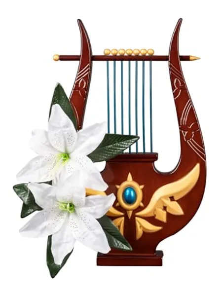 Cosfun Venti Cosplay Harfe Requisiten Venti Harfe Requisite Genshin Venti Cosplay Kostüm Zubehör C08691 Mehrfarbig, Mehrfarbig, Einheitsgröße