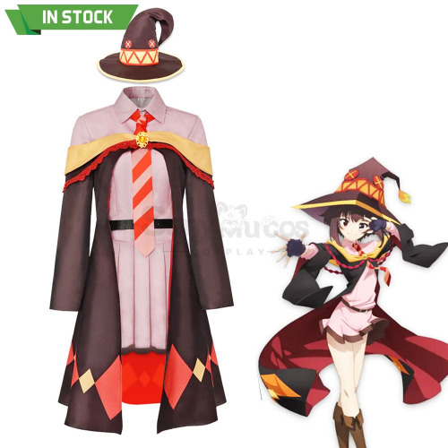 【In Stock】Anime KonoSuba: God's Blessing on This Wonderful World Cosplay Megumin Cosplay Costume - XXL
