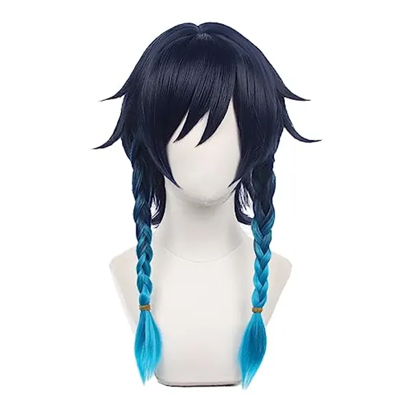 Venti Cosplay Perücke Genshin Impact Videospiel Cosplay Perücke