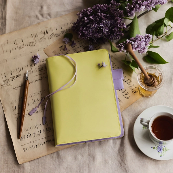 Colors: Honey Lilac A5 Cousin Size - Techo Lineup - Hobonichi Techo 2026