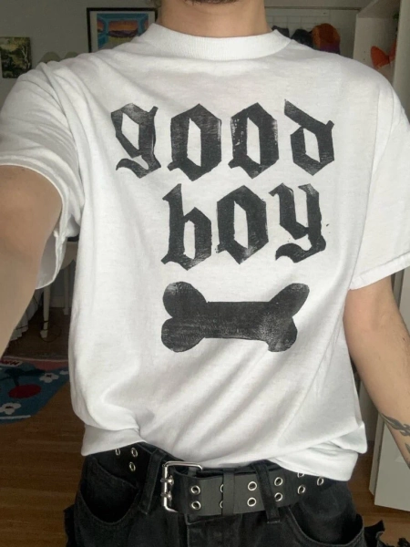 Good Boy Block Printed Shirt