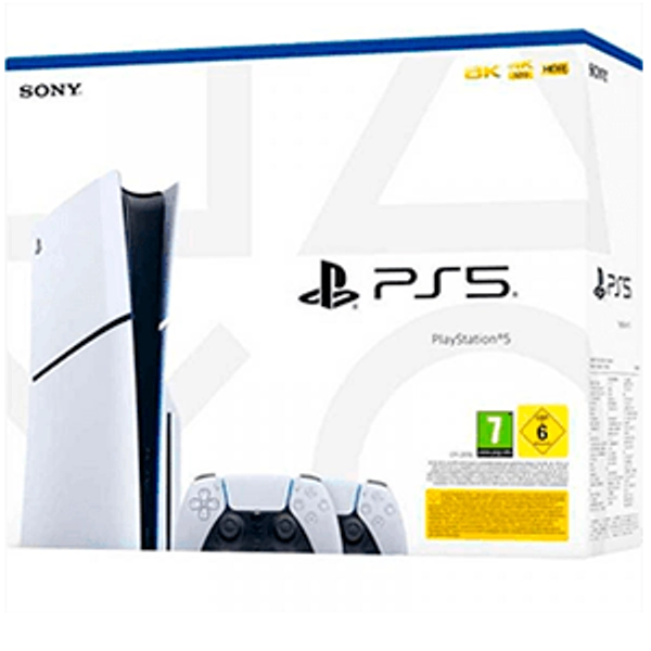 PlayStation 5 Modelo Slim + Mando Inalámbrico DualSense Blanco