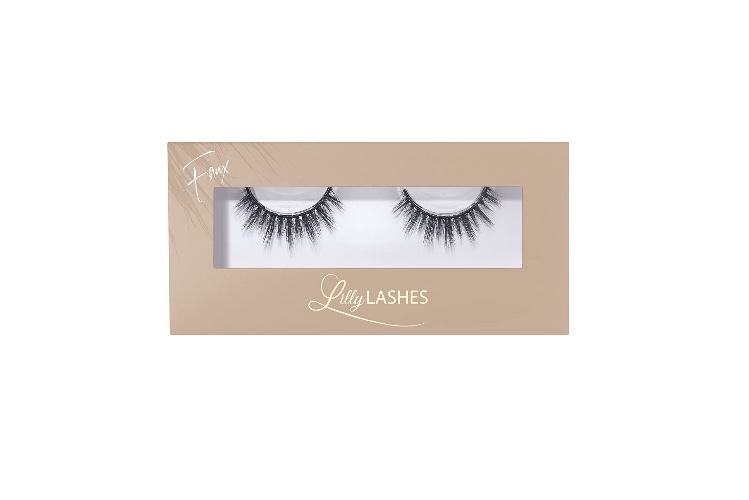 Lilly Lashes Everyday Miami Faux Mink Lashes False Eyelashes Natural Look Faux Wispy Lashes Mink Natural Lashes Short Lashes Round Shaped 13 mm Length Reusable Up to 20 Times - Unveil