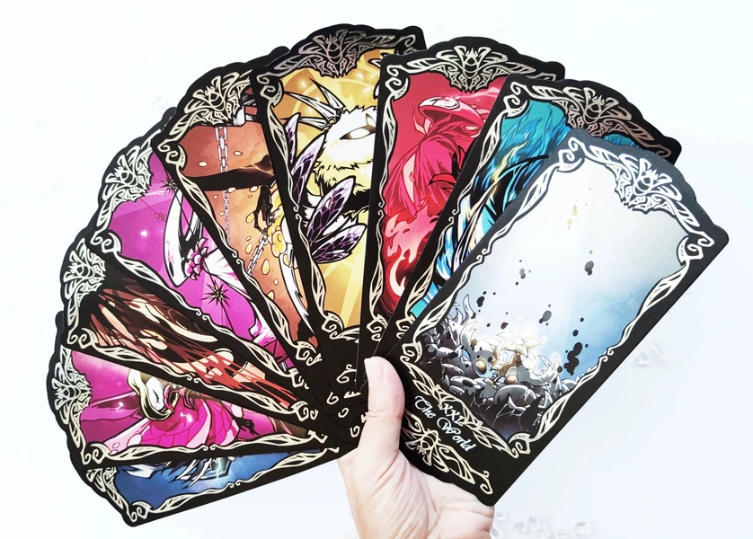 Slugcatgo Hollow Knight Paper Tarot Cards