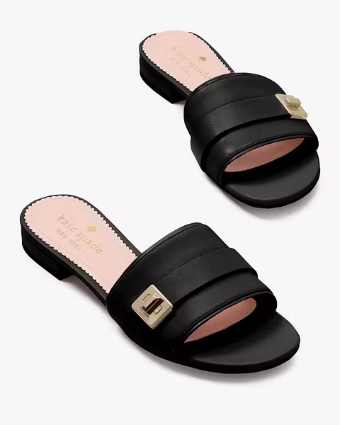 Black Phoebe Slide Sandal