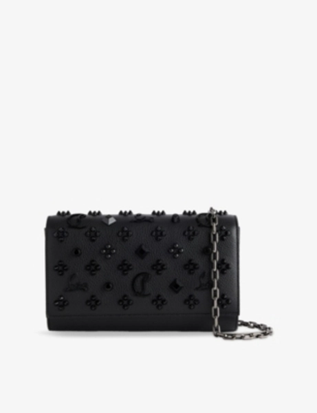 Christian Louboutin Spike Leather Clutch Bag