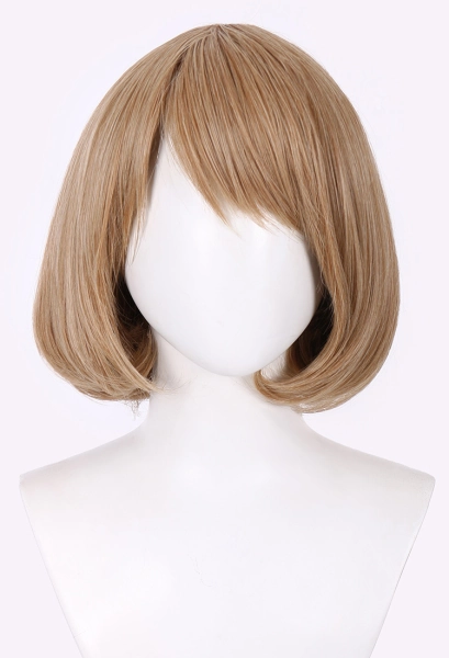 Resident Evil 4 Remake Ashley Graham Cosplay Wig Blonde Short Bob Wig