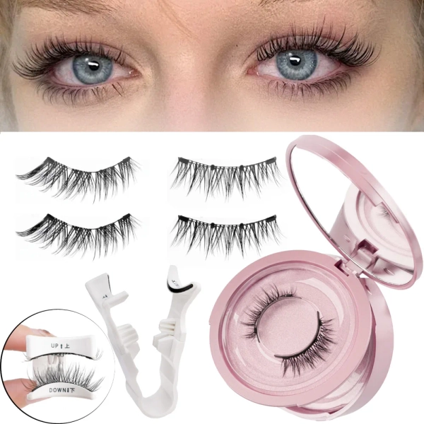 Magnetic Eyelashes 1/2 Pairs Handmade 3D Mink Lashes Reusable False Eyelashes Set Natural Long Fake Eyelash Makeup Tweezers Tool - AliExpress 66