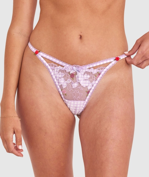 Enchanted Frolic In The Fields G String - Light Purple/Multicolour 10