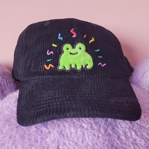 Fuzzy Magic Frog Hat