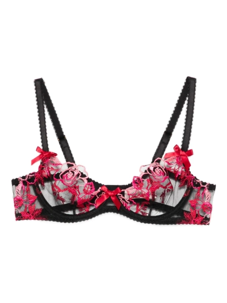 Agent Provocateur Callypso rose-embroidered bra | 34C