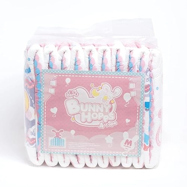 ABU BunnyHopps 4-Tape Adult Diapers - Pack of 10 (Extrra-Large)