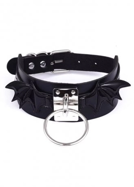 Attitude Clothing Bat Wing O-Ring Choker