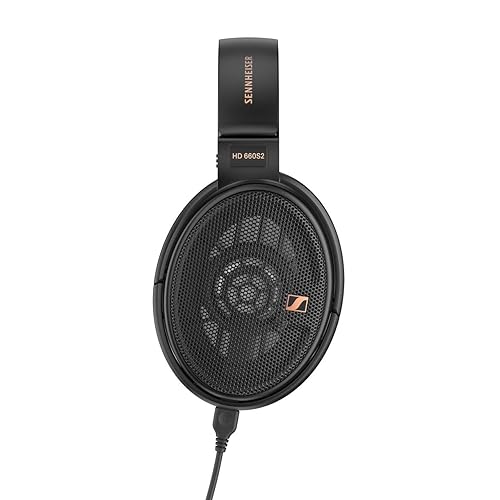 Sennheiser Consumer Audio HD 660S2 - Wired Audiophile Stereo Headphones with Deep Sub Bass, Optimized Surround, Transducer Airflow, Vented Magnet System and Voice Coil – Black - Headphones