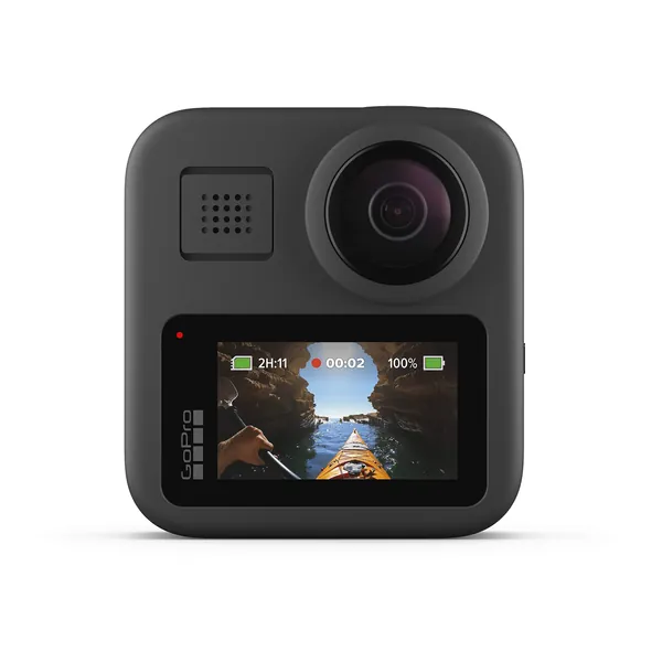 GoPro Max Waterproof 360 Degree Digital Camera with Unbreakable Stabilization, Touch Screen and Voice Control - Live HD Streaming, Black