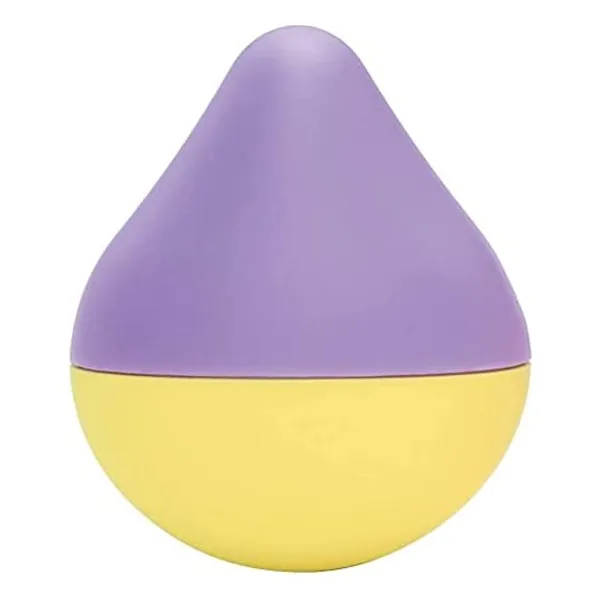 Iroha mini Diskreter Vibrator für Frauen - FUJI-LEMON - batteriebetriebener Vibrator für unterwegs, mit nur einer Geschwindigkeit Purple-yellow/Lila-gelb