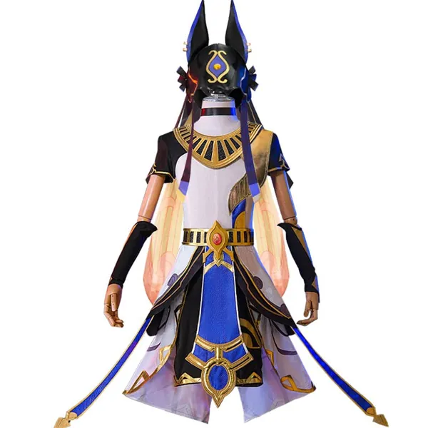 Games Cyno Genshin Impact New skin Sai Nuo Uniform Cosply Clothes Costume Halloween Disciplinary officer Suits - X-Large Only Clothes Set