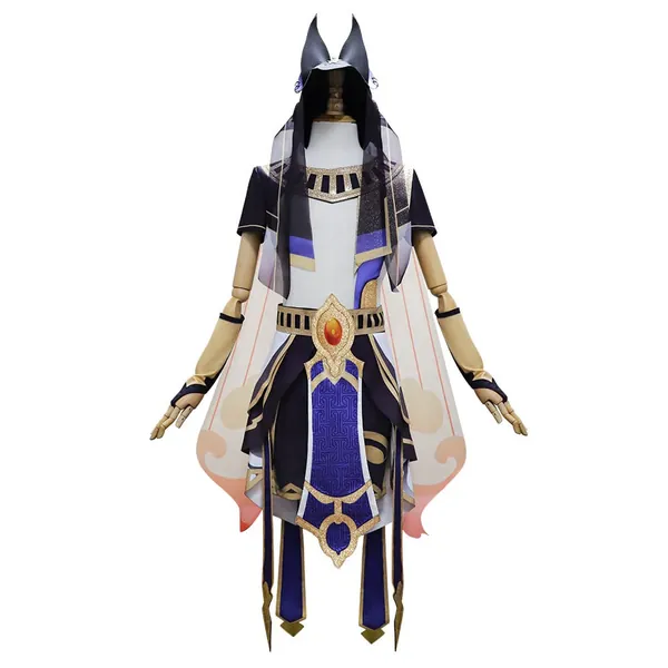 Weixu Game Genshin Impact All Characters Cosplay Costume Uniform Suit Outfits Halloween Carnival Suit for Women Men - Large Cyno a