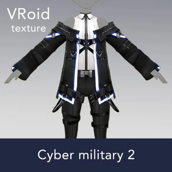 【VRoid texture 14】サイバーミリタリー2 - OFUJI STORE - BOOTH