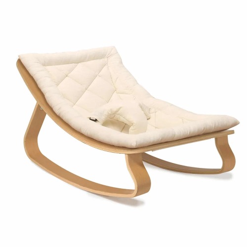 Charlie Crane Levo Baby Rocker In Beech Organic Milk Seat | Default Title