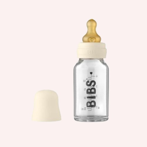 Baby Glass Bottle Set 110ml - Ivory | 110ml / Ivory