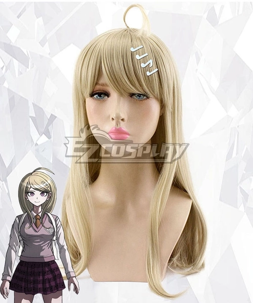 Danganronpa V3: Killing Harmony Akamatsu Kaede Yellow Cosplay Wig