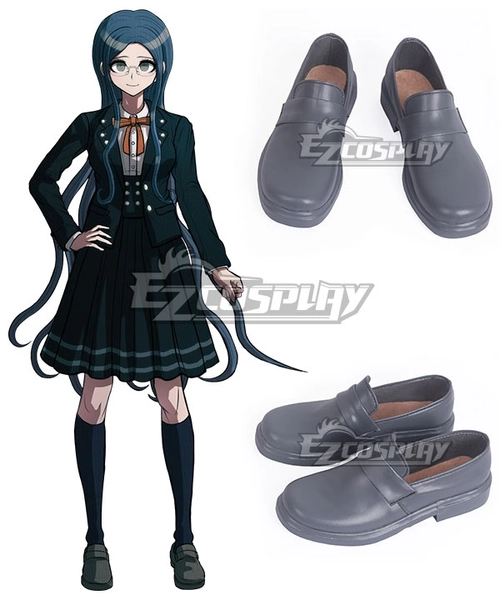 Danganronpa V3: Killing Harmony Tsumugi Shirogane Grey Cosplay Shoes