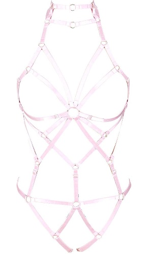 women’s punk pink harness