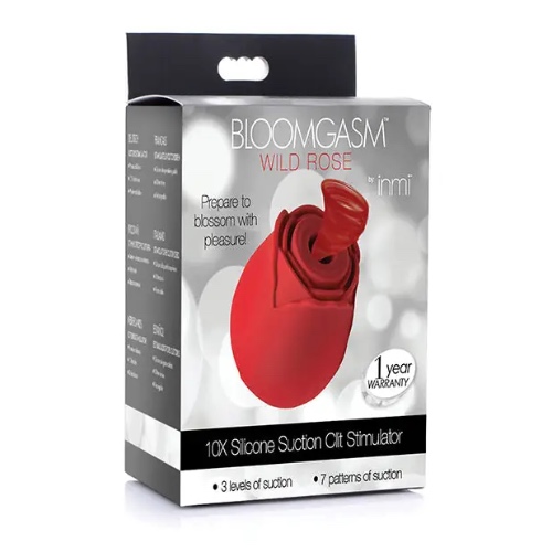 Inmi Bloomgasm Wild Rose 10X Stimulator - Red